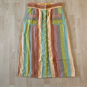 Ace & Jig Bo Skirt in Sorbet/Citrus